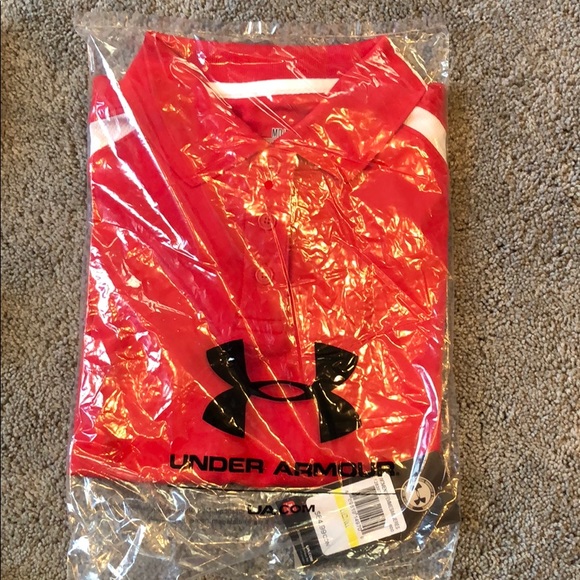 Under Armour Women's Red Polo Shirt - Picture 11 of 11